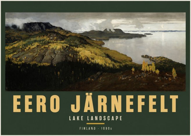 Eero Järnefelt Lake Landscape No2 - Plakat