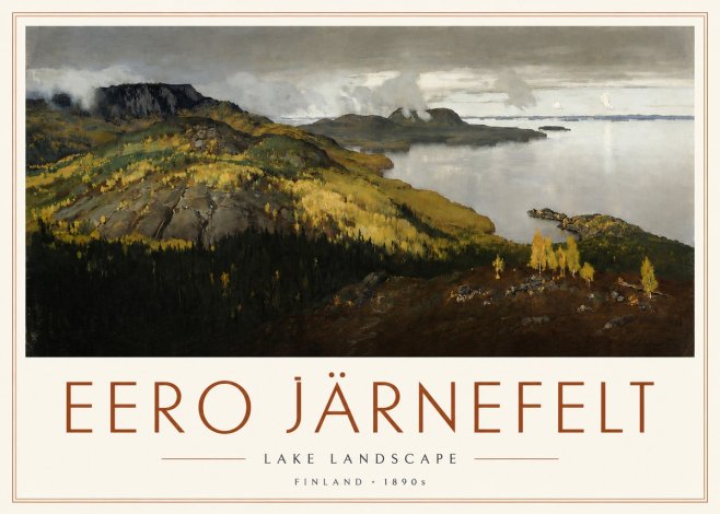 Eero Järnefelt Lake Landscape No3 - Plakat