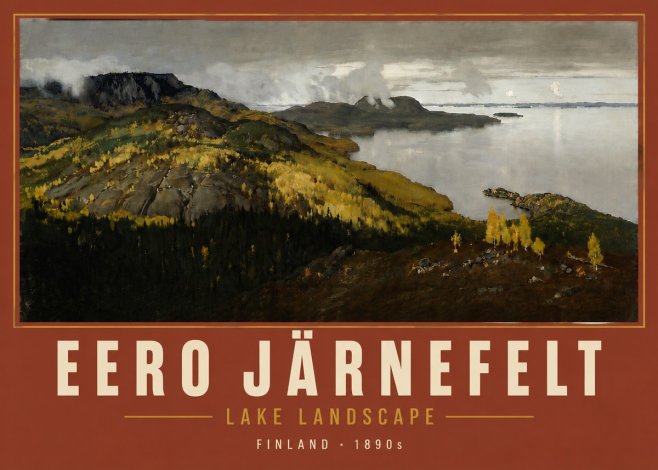 Eero Järnefelt Lake Landscape No5 - Plakat