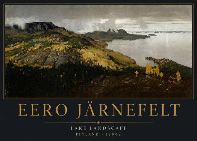 Eero Järnefelt Lake Landscape No6 - Plakat