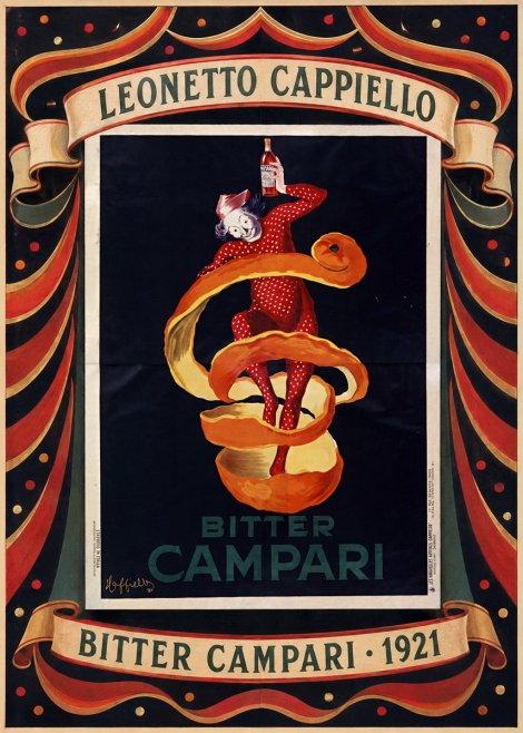 Leonetto Cappiello Bitter Campari I No5 - Plakat