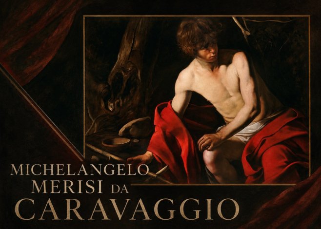 Michelangelo Merisi da Caravaggio John the Baptist (Youth with a Ram) No2 - Plakat