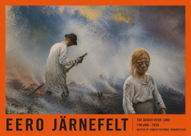 Eero Järnefelt The Burnt-over Land No4 - Plakat