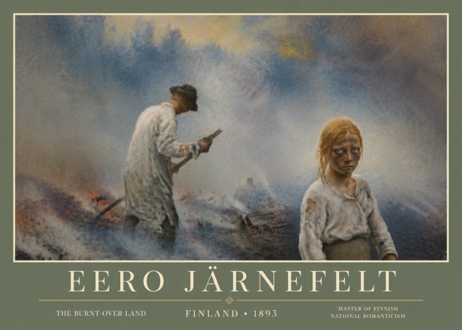 Eero Järnefelt The Burnt-over Land No5 - Plakat