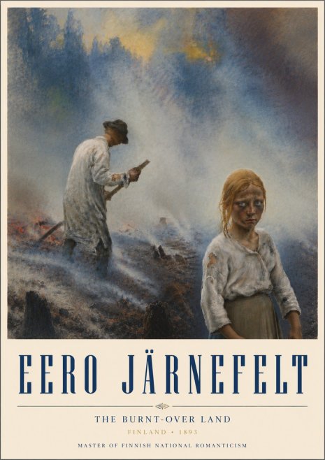 Eero Järnefelt The Burnt-over Land No6 - Plakat