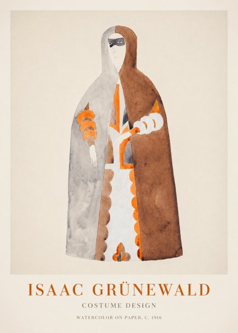 Isaac Grünewald Costume Design VI No1 - Plakat