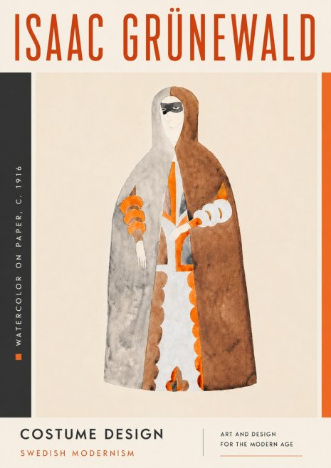 Isaac Grünewald Costume Design VI No6 - Plakat