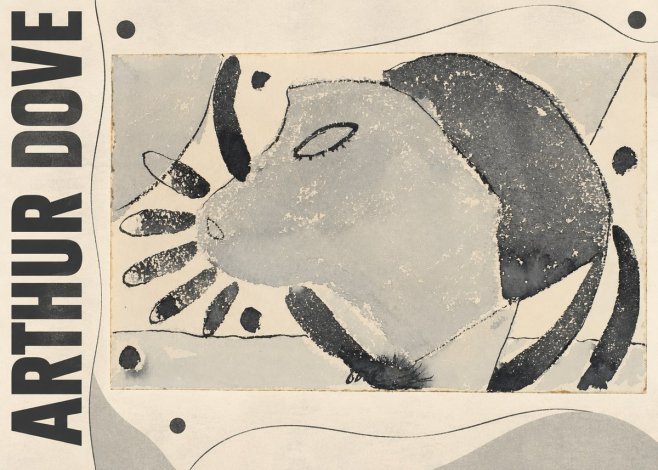 Arthur Dove Head No2 - Plakat