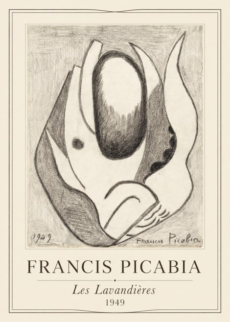 Francis Picabia Les Lavandières No1 - Plakat