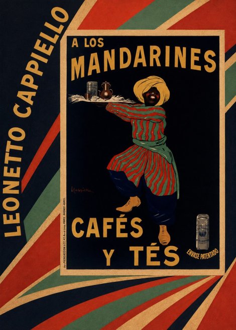 Leonetto Cappiello A Los Mandarines No5 - Plakat