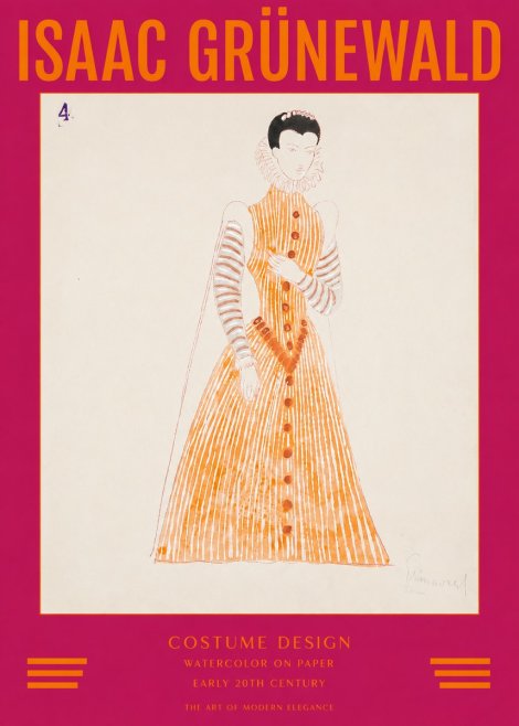 Isaac Grünewald Costume Design VII No2 - Plakat