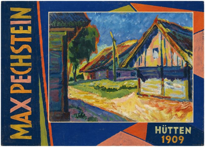 Max Pechstein Hütten 1909 No2 - Plakat