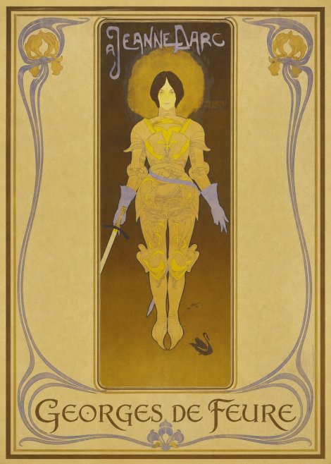 Georges de Feure À Jeanne D'arc No1 - Plakat