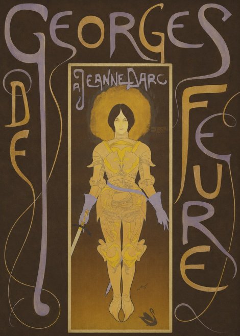 Georges de Feure À Jeanne D'arc No5 - Plakat