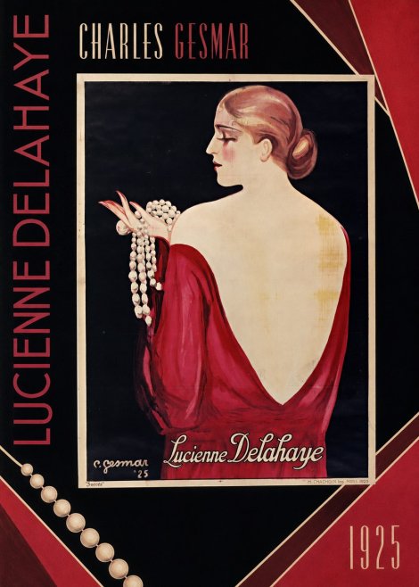 Charles Gesmar Lucienne Delahaye No6 - Plakat