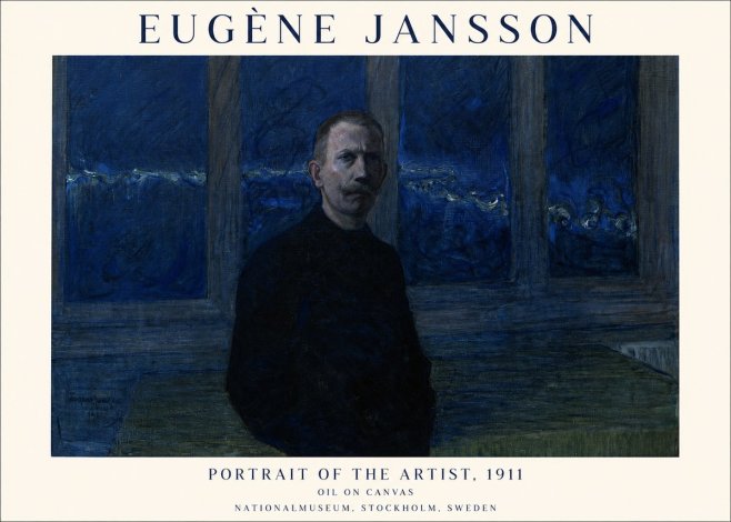 Eugène Jansson Portrait of the Artist, 1911 No1 - Plakat