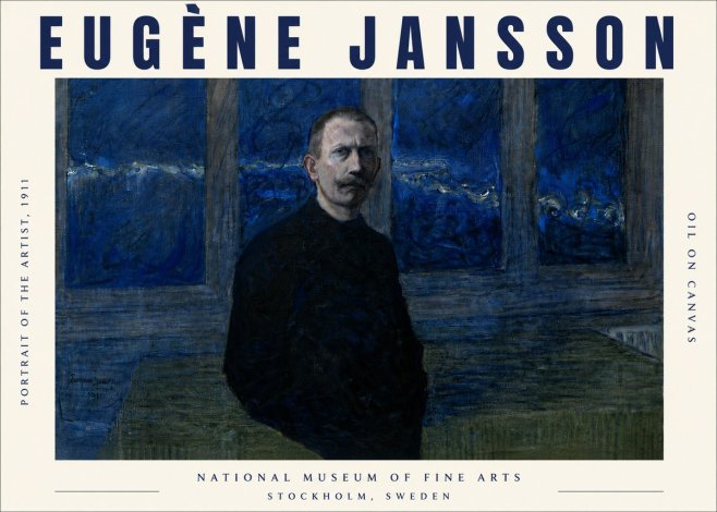 Eugène Jansson Portrait of the Artist, 1911 No4 - Plakat