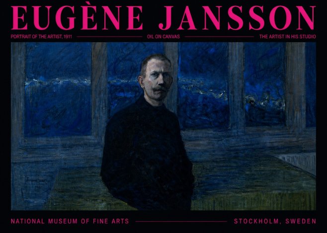 Eugène Jansson Portrait of the Artist, 1911 No5 - Plakat