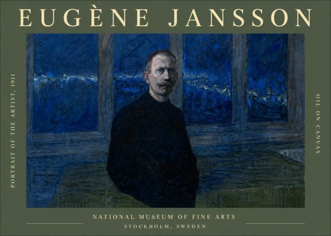 Eugène Jansson Portrait of the Artist, 1911 No6 - Plakat