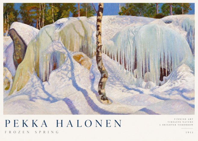 Pekka Halonen Frozen Spring No3 - Plakat