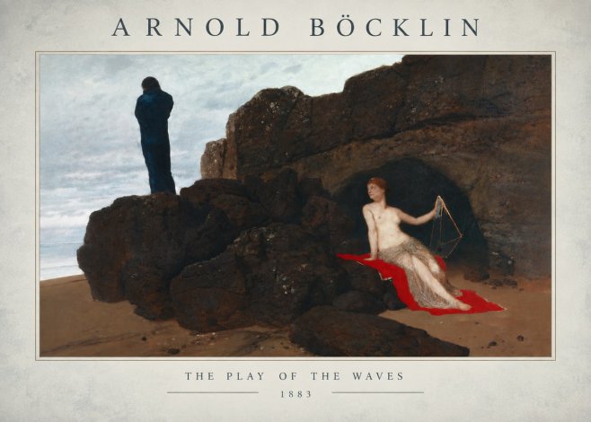 Arnold Böcklin The Play of the Waves No3 - Plakat