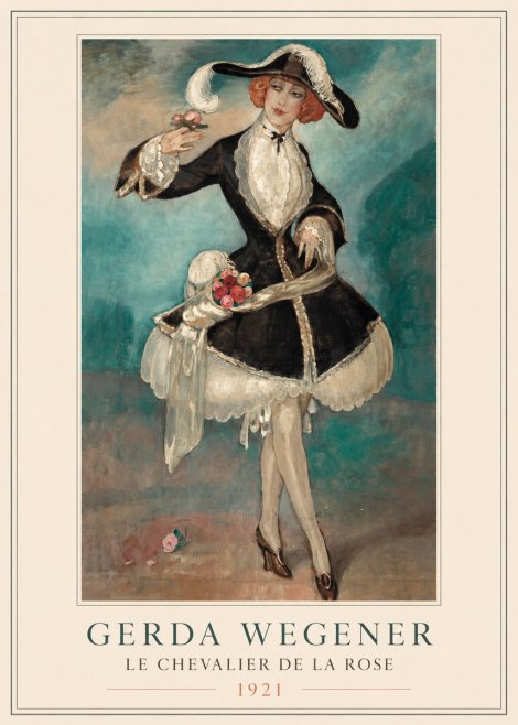 Gerda Wegener Le Chevalier De La Rose No2 - Plakat