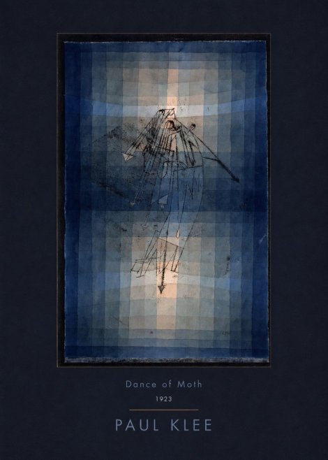 Paul Klee Dance of Moth No5 - Plakat
