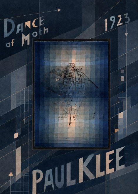 Paul Klee Dance of Moth No6 - Plakat