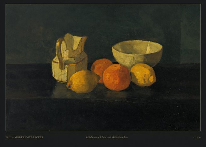 Paula Modersohn-Becker Stilleben Mit Schale Und Milchkännchen No6 - Plakat