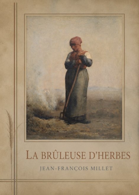 Jean-François Millet La Brûleuse D'herbes No6 - Plakat