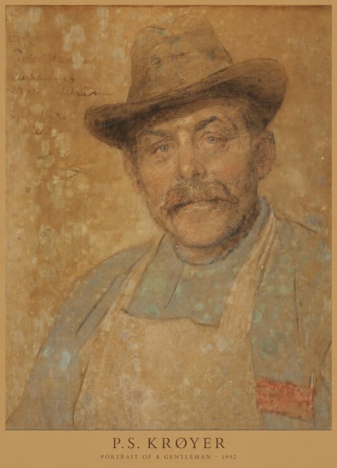 P.S. Krøyer Portrait of a Gentleman No6 - Plakat
