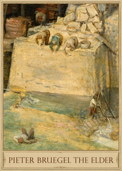 Pieter Bruegel Figures on the Embankment No1 - Plakat