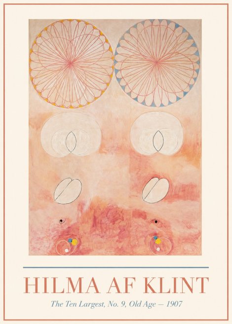 Hilma af Klint The Ten Largest, No. 9, Old Age – 1907 No1 - Plakat