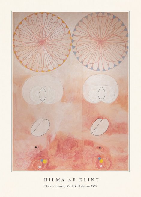 Hilma af Klint The Ten Largest, No. 9, Old Age – 1907 No4 - Plakat