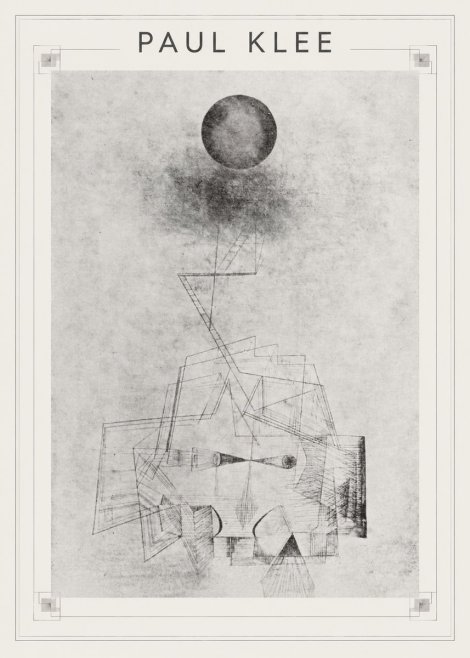 Paul Klee Abstract Study with Sphere and Ladder No1 - Plakat