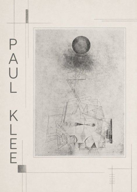 Paul Klee Abstract Study with Sphere and Ladder No4 - Plakat