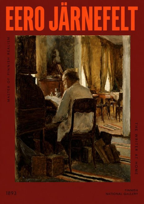 Eero Järnefelt The Writer at Home No2 - Plakat