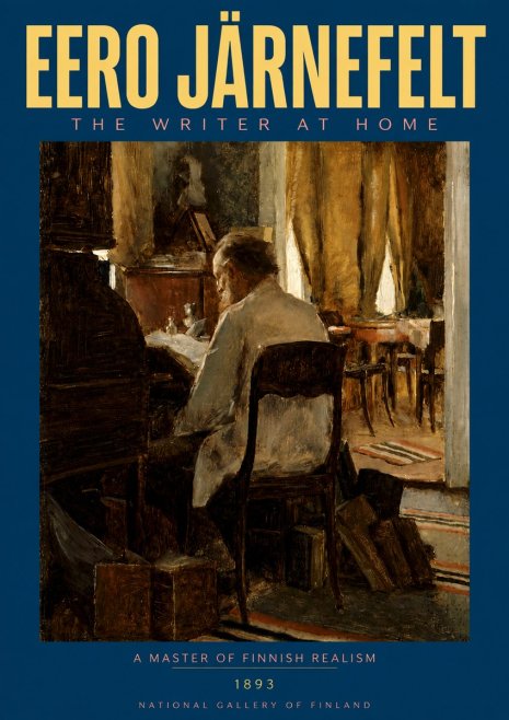 Eero Järnefelt The Writer at Home No3 - Plakat