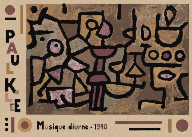 Paul Klee Musique Diurne No3 - Plakat