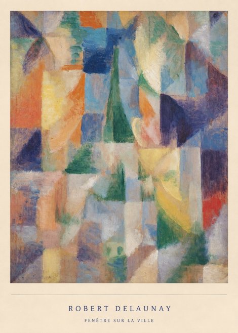 Robert Delaunay Fenêtre Sur La Ville No5 - Plakat
