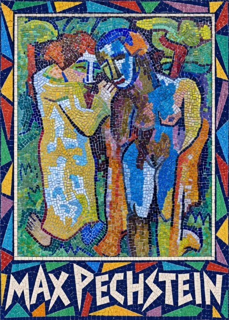 Max Pechstein Couple in Mosaic No1 - Plakat