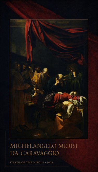 Michelangelo Merisi da Caravaggio Death of the Virgin No2 - Plakat