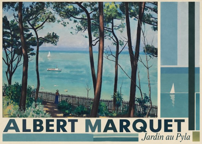 Albert Marquet Jardin Au Pyla No5 - Plakat