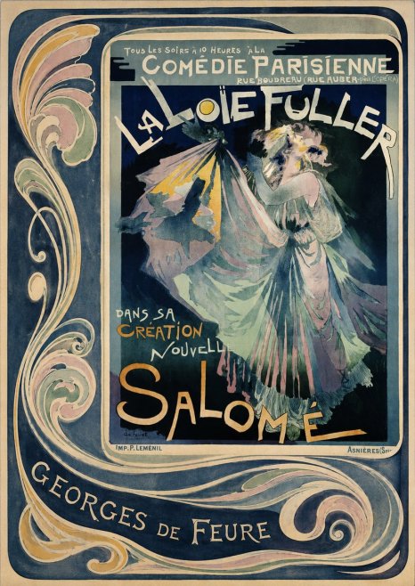 Georges de Feure La Loïe Fuller - Salomé I No2 - Plakat