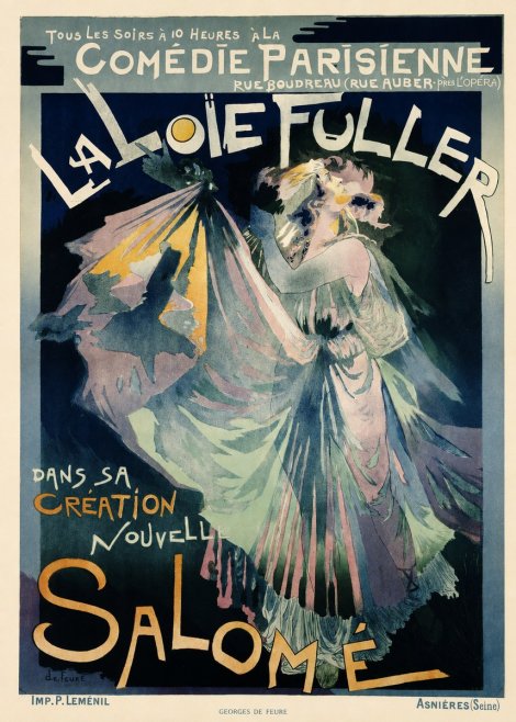 Georges de Feure La Loïe Fuller - Salomé I No6 - Plakat