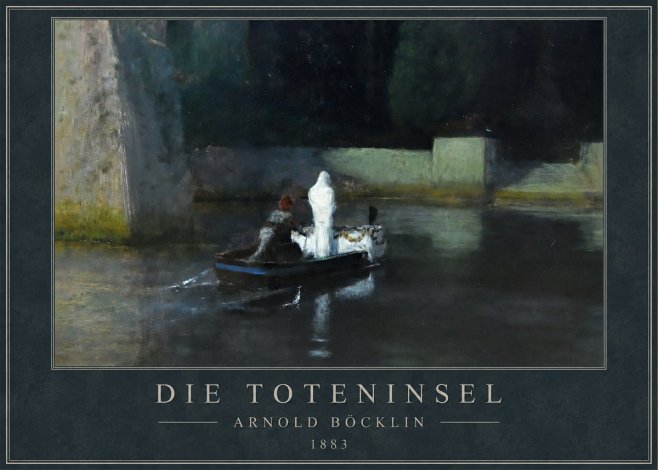 Arnold Böcklin Die Toteninsel IV No1 - Plakat