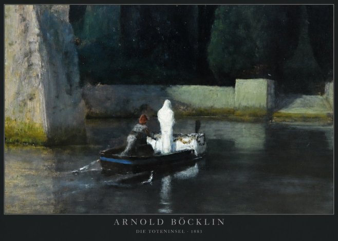 Arnold Böcklin Die Toteninsel IV No2 - Plakat