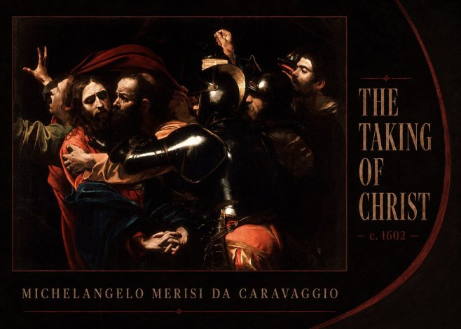 Michelangelo Merisi da Caravaggio The Taking of Christ II No3 - Plakat