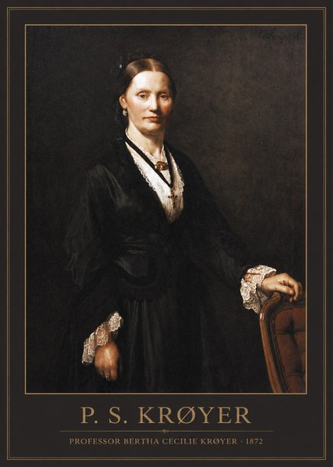 P.S. Krøyer Professor Bertha Cecilie Krøyer No1 - Plakat