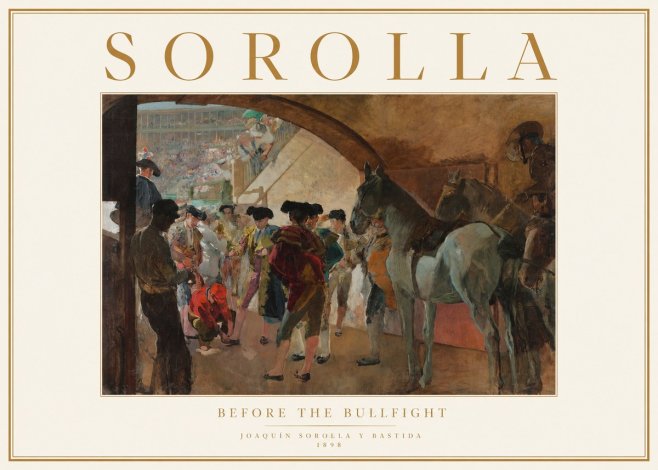 Sorolla Before the Bullfight No1 - Plakat